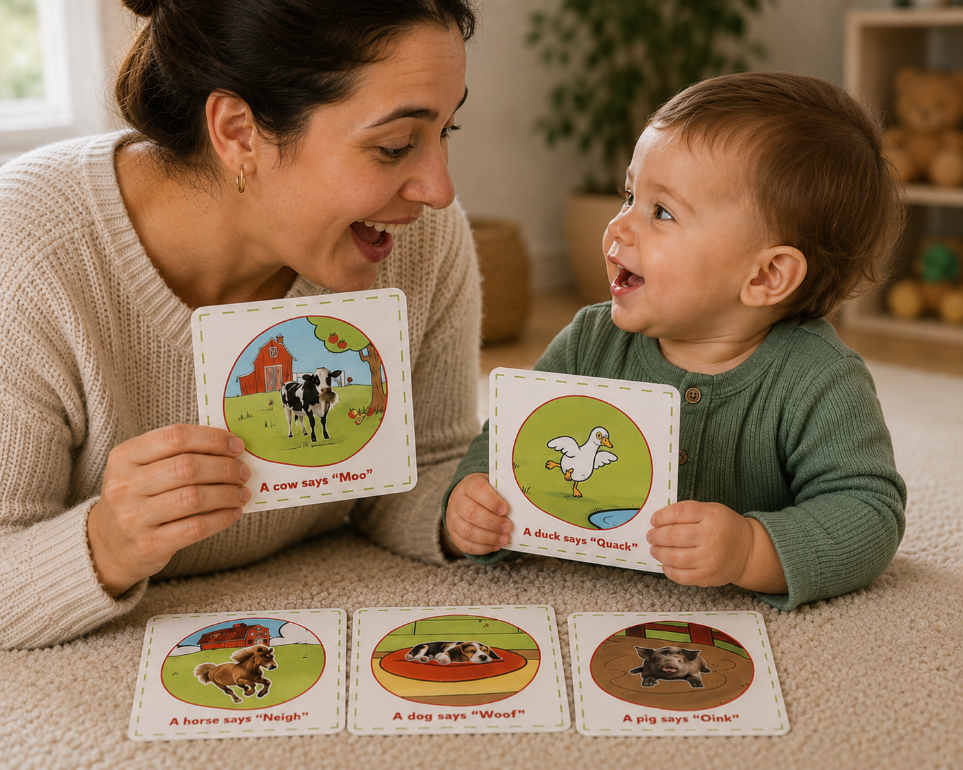 How Sound Play Helps Babies Start Talking